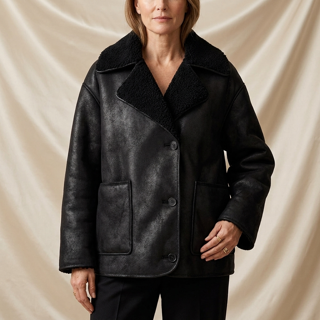 Léa Fall Fur-Lined Chic Jacket