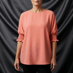 Léa Effortless Chic Round Neck Top