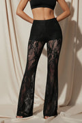Léa Nightclub Lace Flared Pants