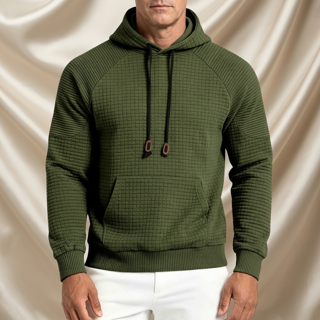Blake Holloway Waffle Knit Pullover Hoodie