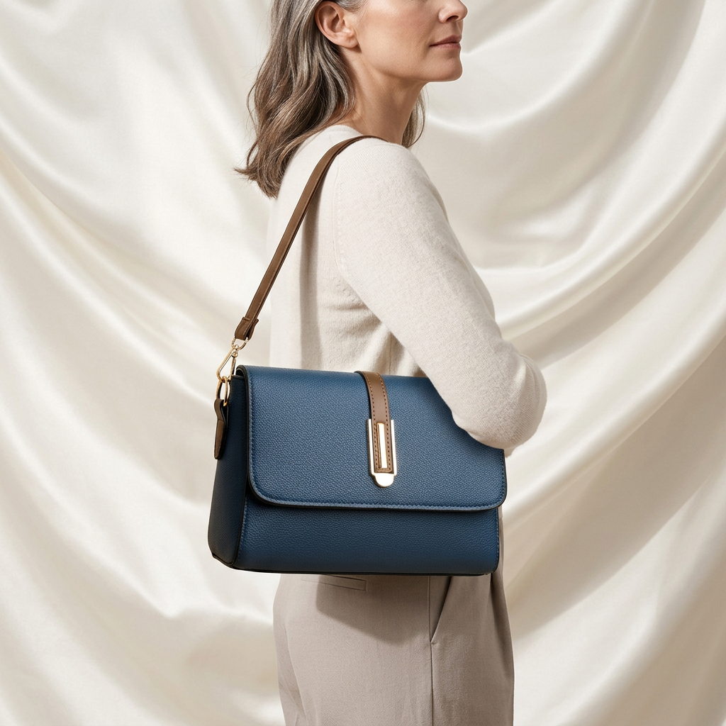 Penelope Vegan Leather Dual-Strap Crossbody