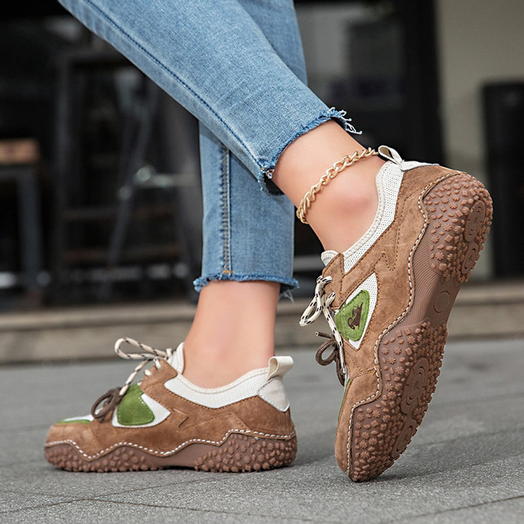 Élise Vintage Suede Walking Sneakers