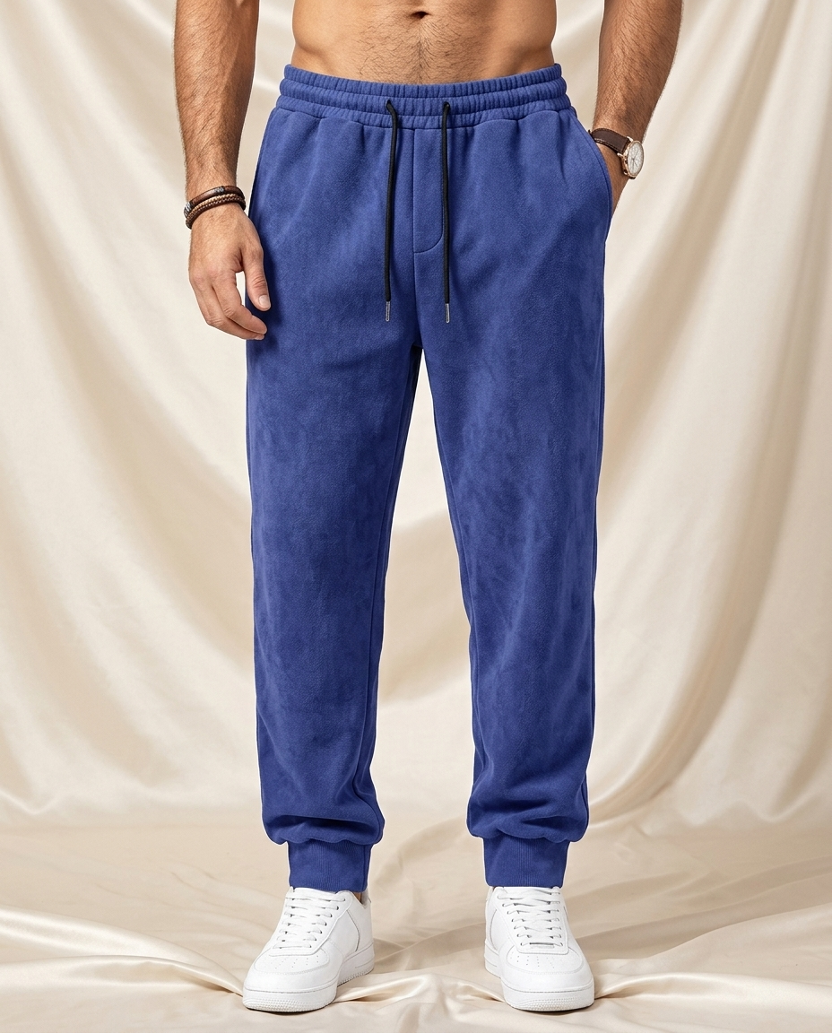 Stryde Suede-Look Performance Gym Joggers
