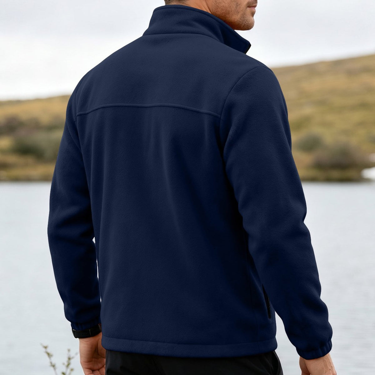 Blake Holloway Microfleece Zip-Up Lightweight Jacket