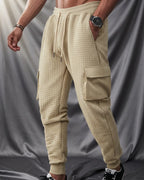 Clifford Waffle Knit Gym Cargo Joggers