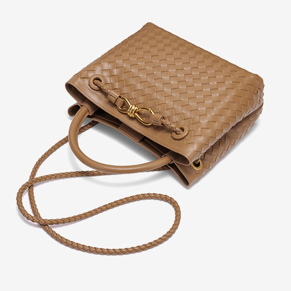 Élise Parisian Vegan Leather Square Handbag