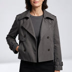 Léa Lightweight Crop Trench Coat
