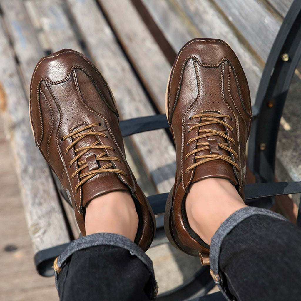Grant Vintage Stitched Comfort Lace-Ups
