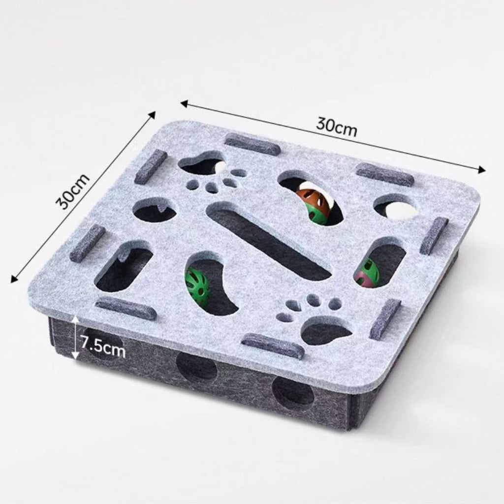 Interactive Cat Sensory Maze Toy (3 Balls Included)